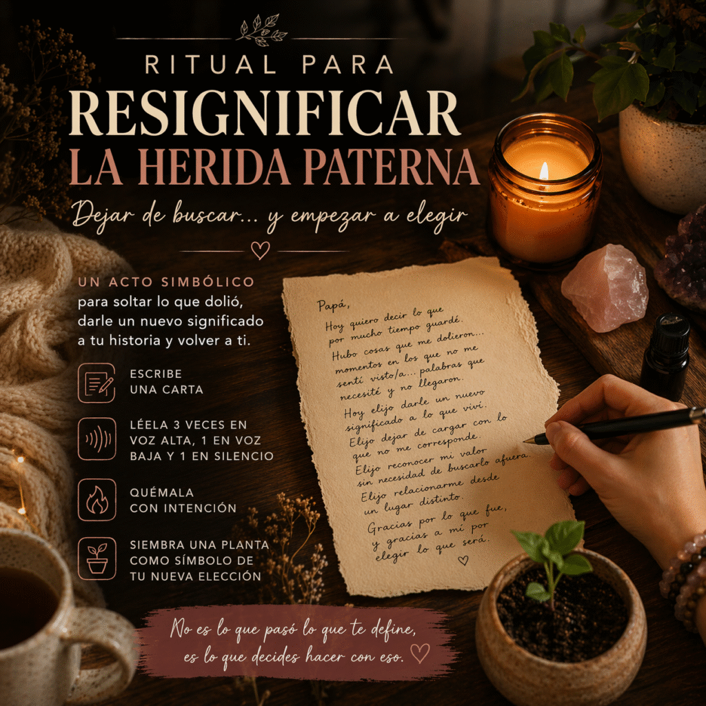 Resignificar la herida paterna elegir distinto